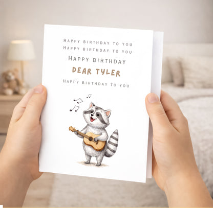 Personalized Birthday Card for Kids