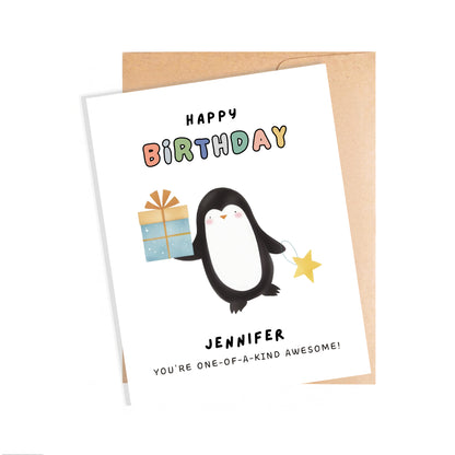Personalized Birthday Card, One Of Kind
