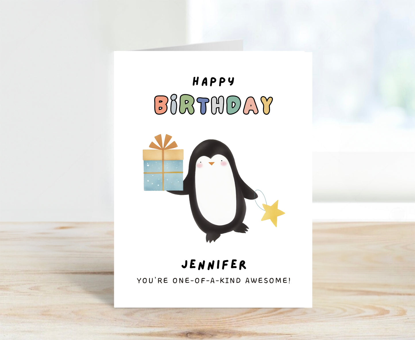 Personalized Birthday Card, One Of Kind