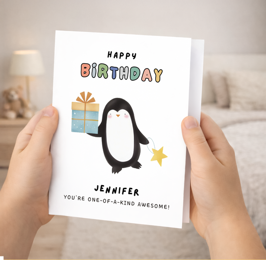 Personalized Birthday Card, One Of Kind
