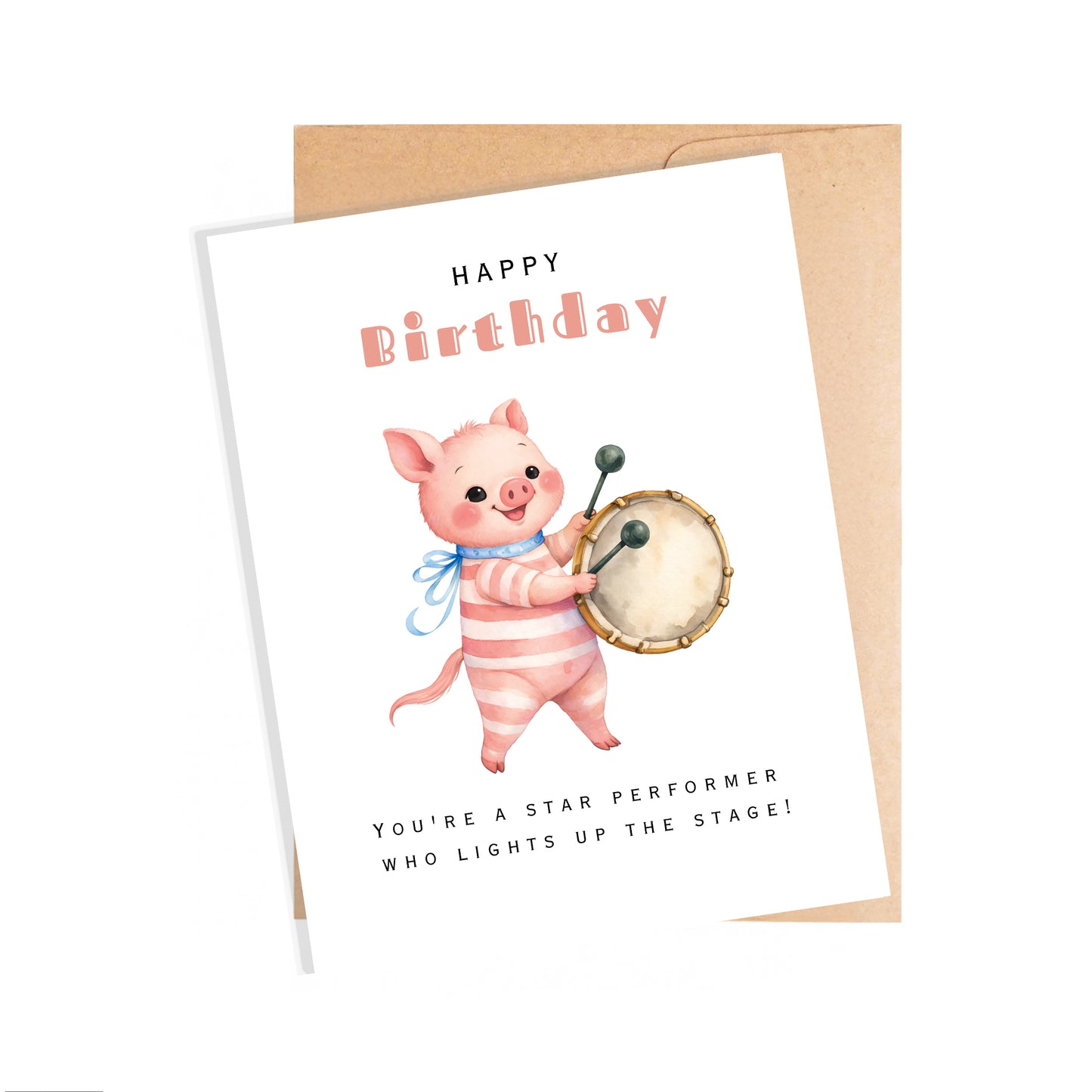 Birthday Card - Super Star Performer