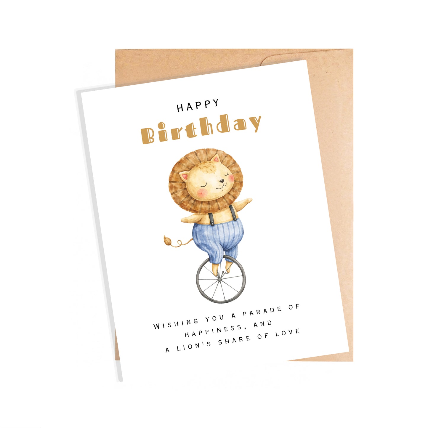 Birthday Card, Lion's Share of Love