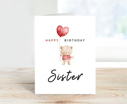 Birthday Card for Sister