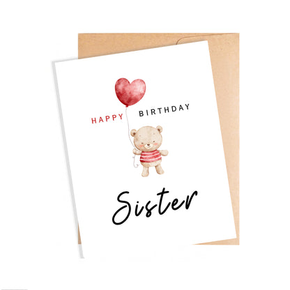 Birthday Card for Sister