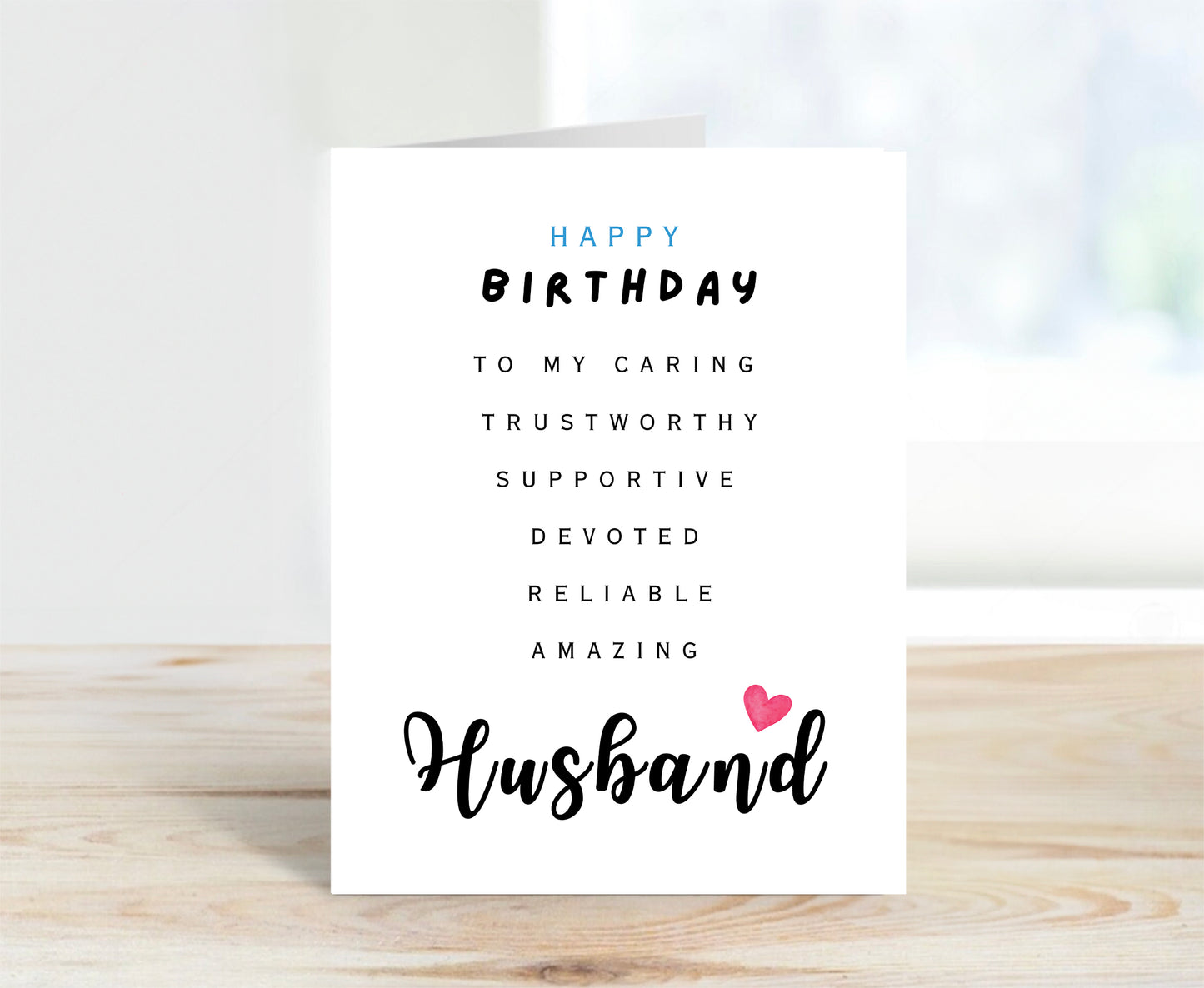 Birthday Card for Husband