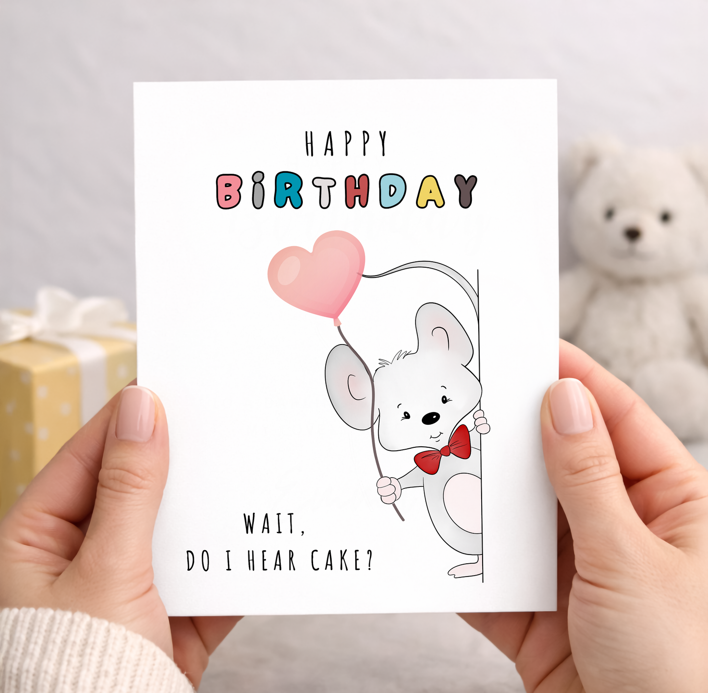 Birthday Card, Do I Hear Cake