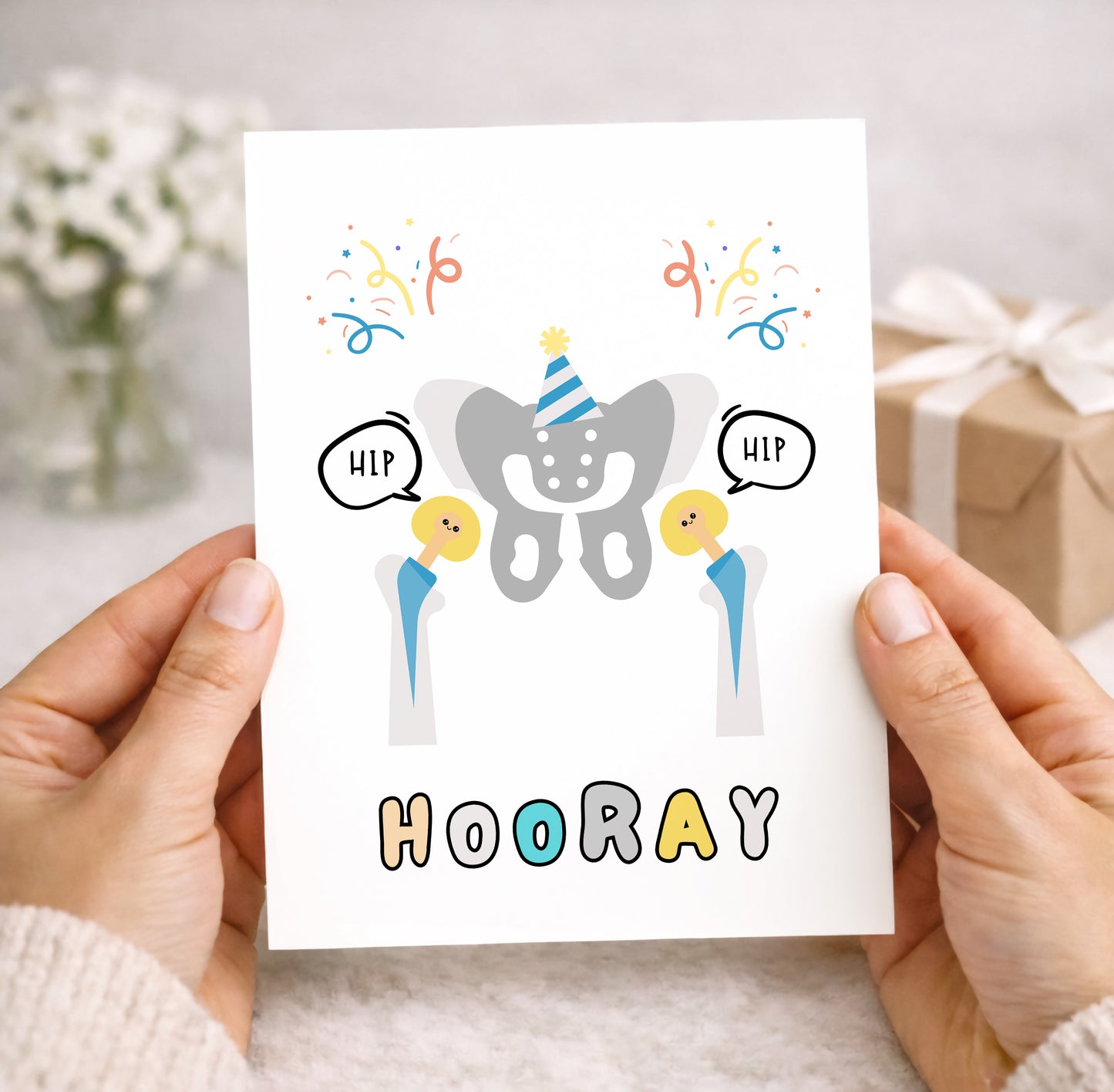 Birthday Card, HIP HIP HOORAY