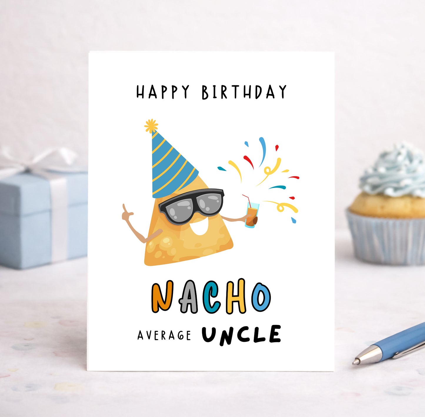 Birthday Card, Nacho Uncle