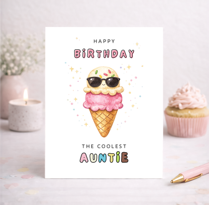 Birthday Card for Auntie