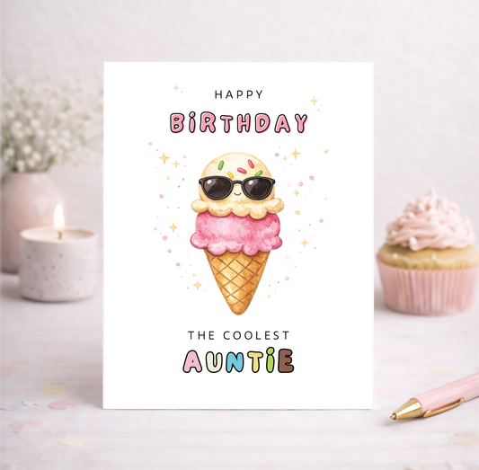 Birthday Card for Auntie