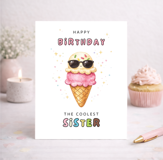 Birthday Card for Sister