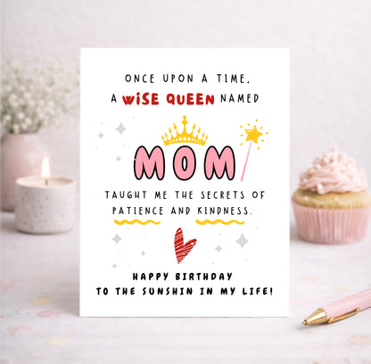 Birthday Card To Mom