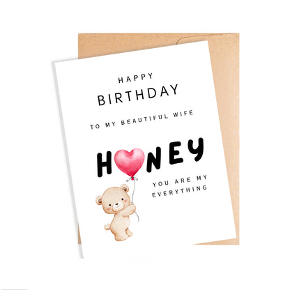 Birthday Card to Wife