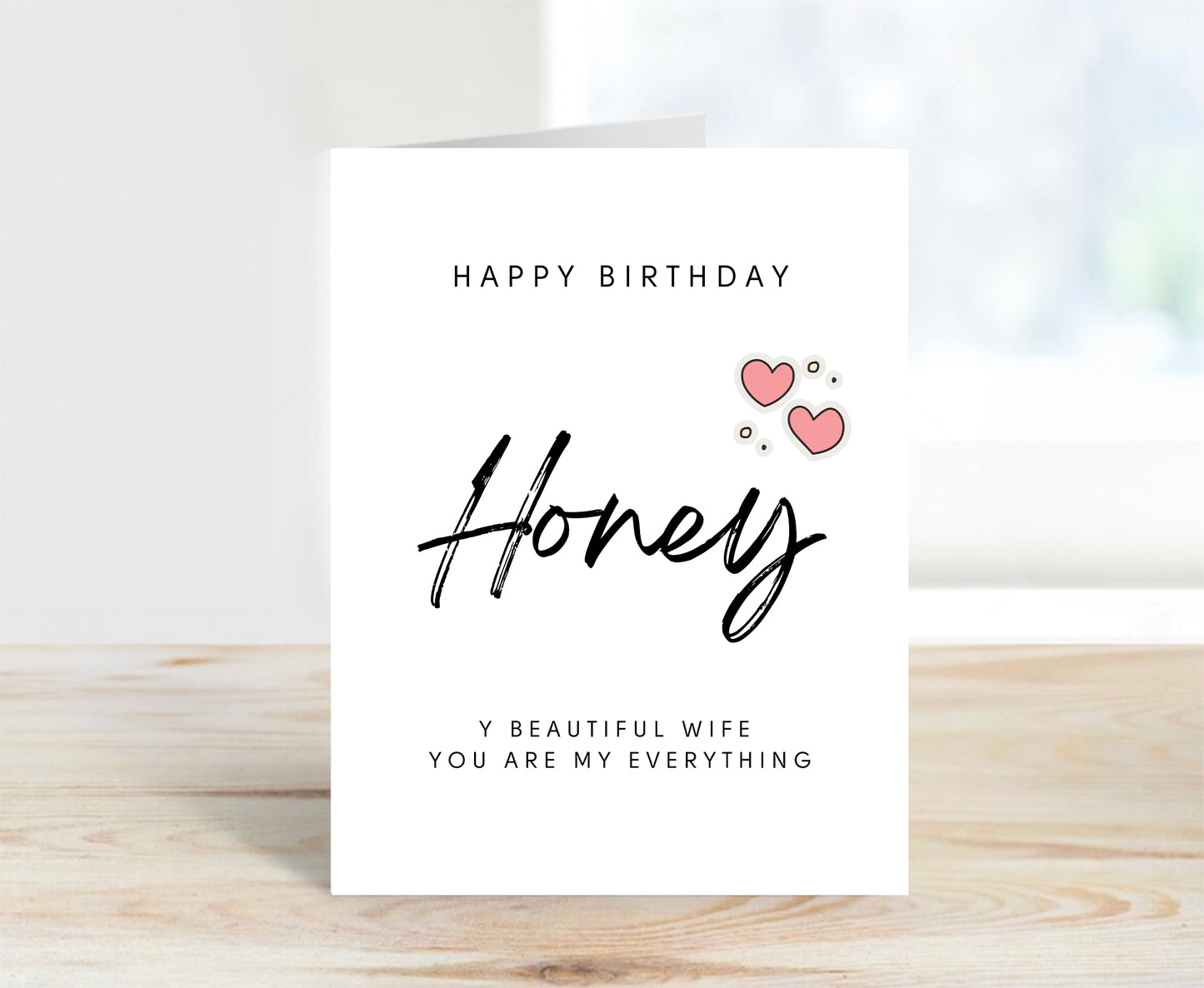 Happy Birthday Card for Wife