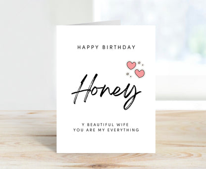 Happy Birthday Card for Wife