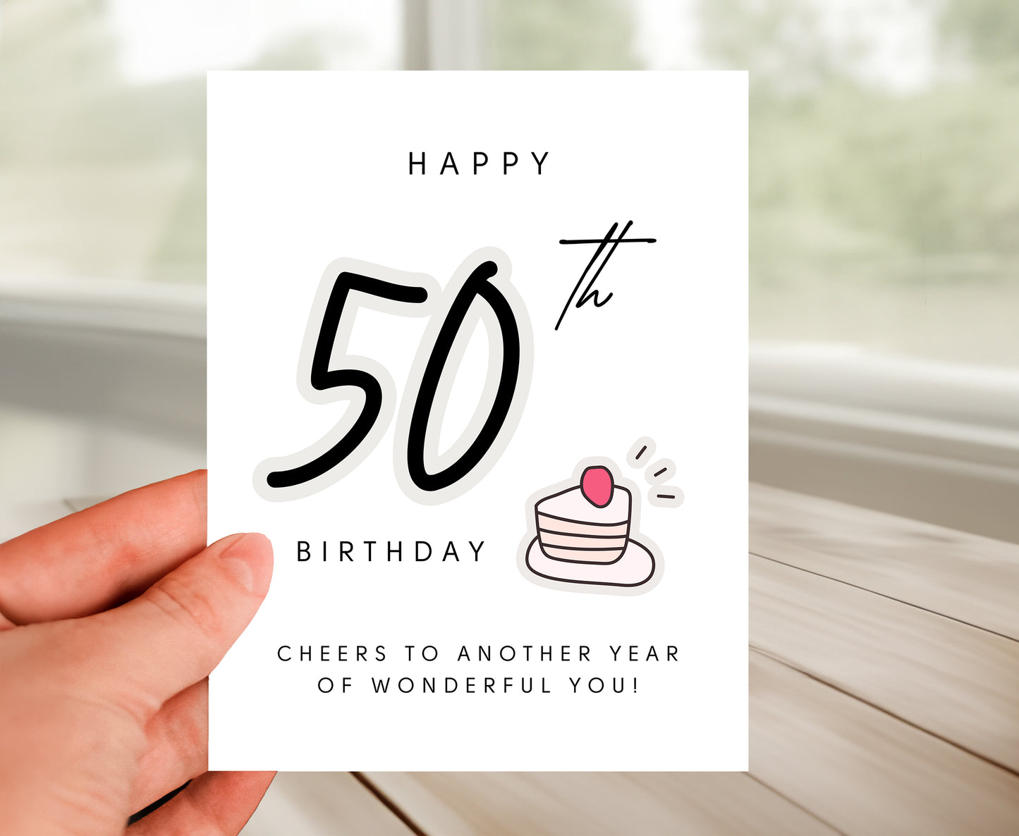 50th Birthday Card