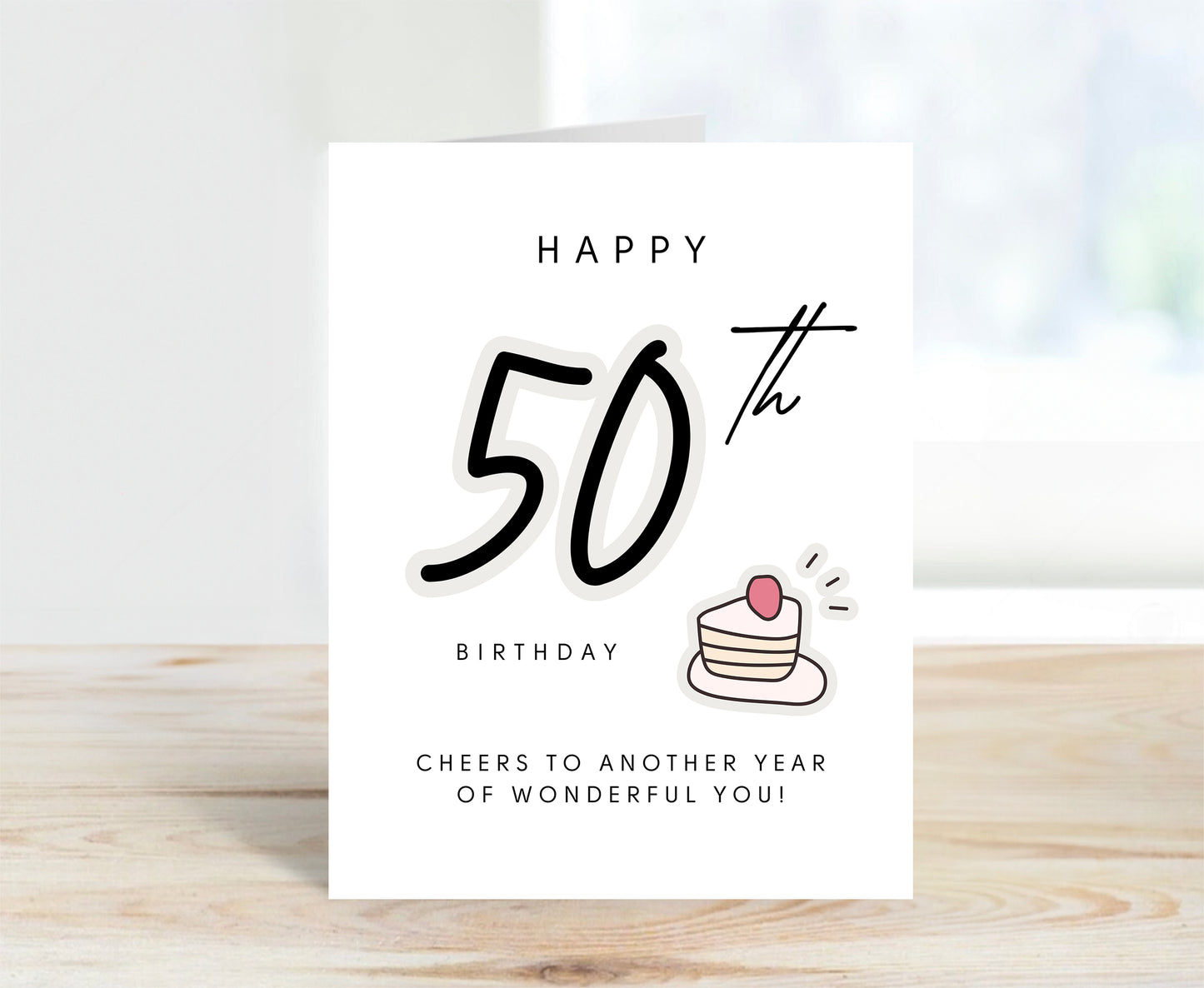 50th Birthday Card