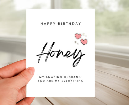 Happy Birthday Card for Husband