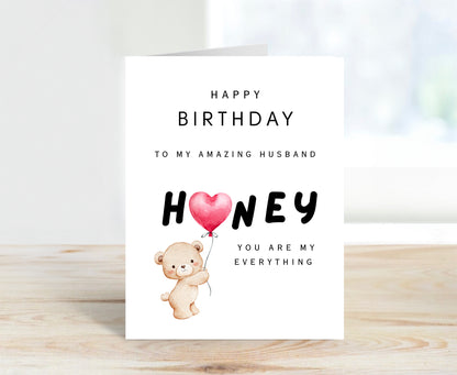 Birthday Card to Husband