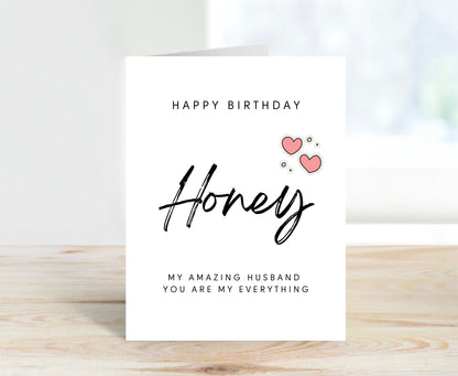 Happy Birthday Card for Husband