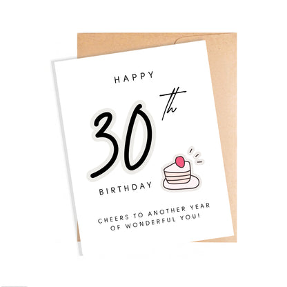 30th Birthday Card