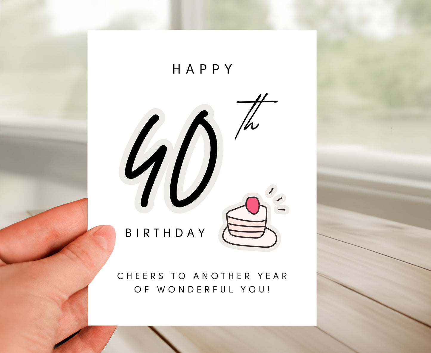 40th Birthday Card