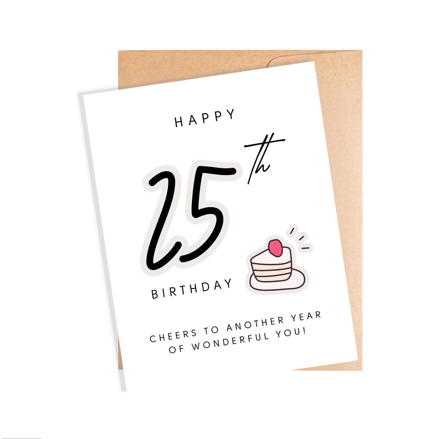25th Birthday Card