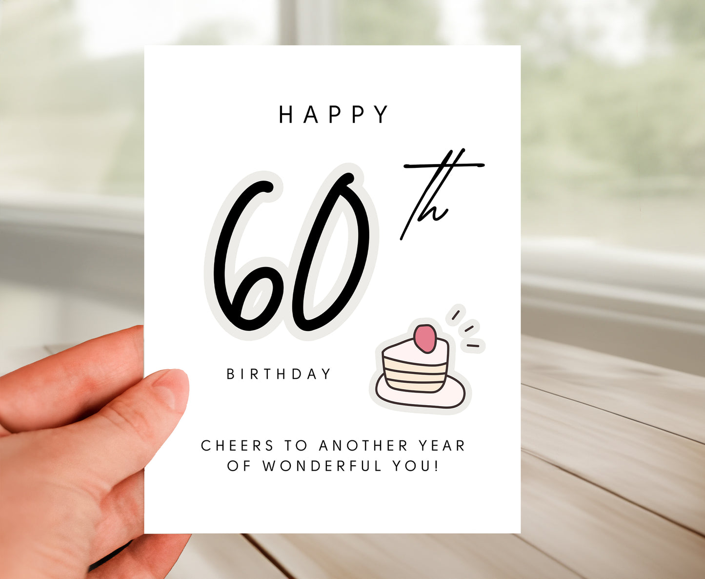60th Birthday Card