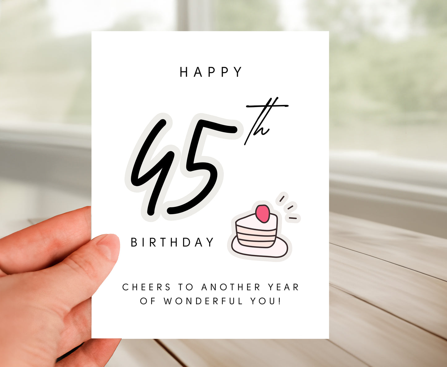 45th Birthday Card