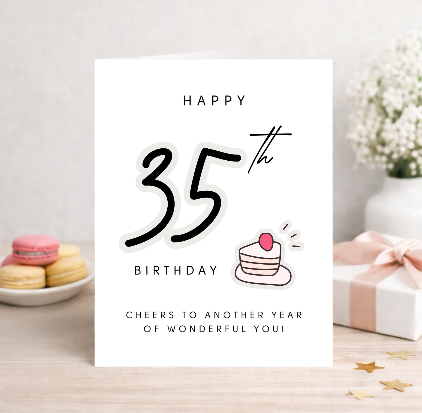 35th Birthday Card