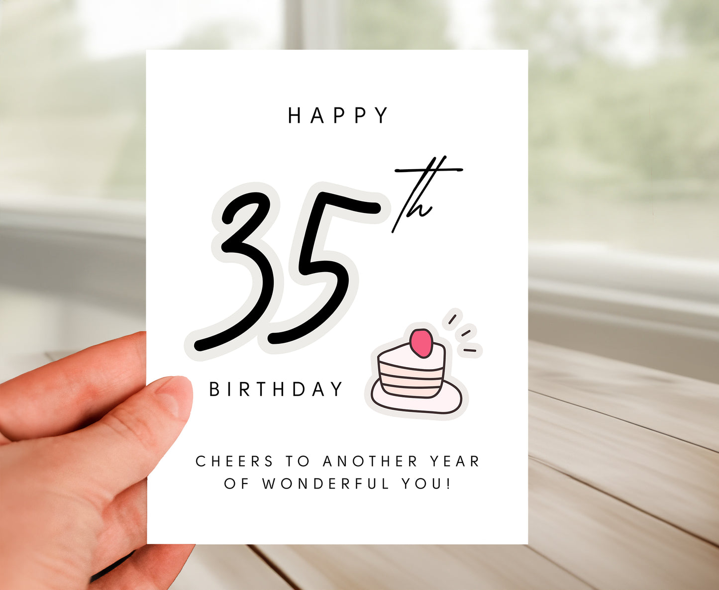 35th Birthday Card