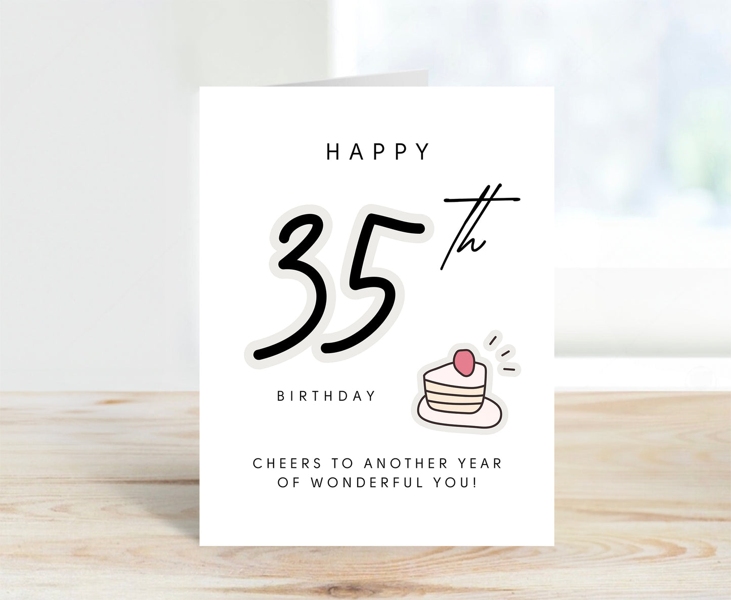 35th Birthday Card