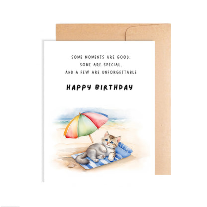Happy Birthday Card - Some Moments Are Good