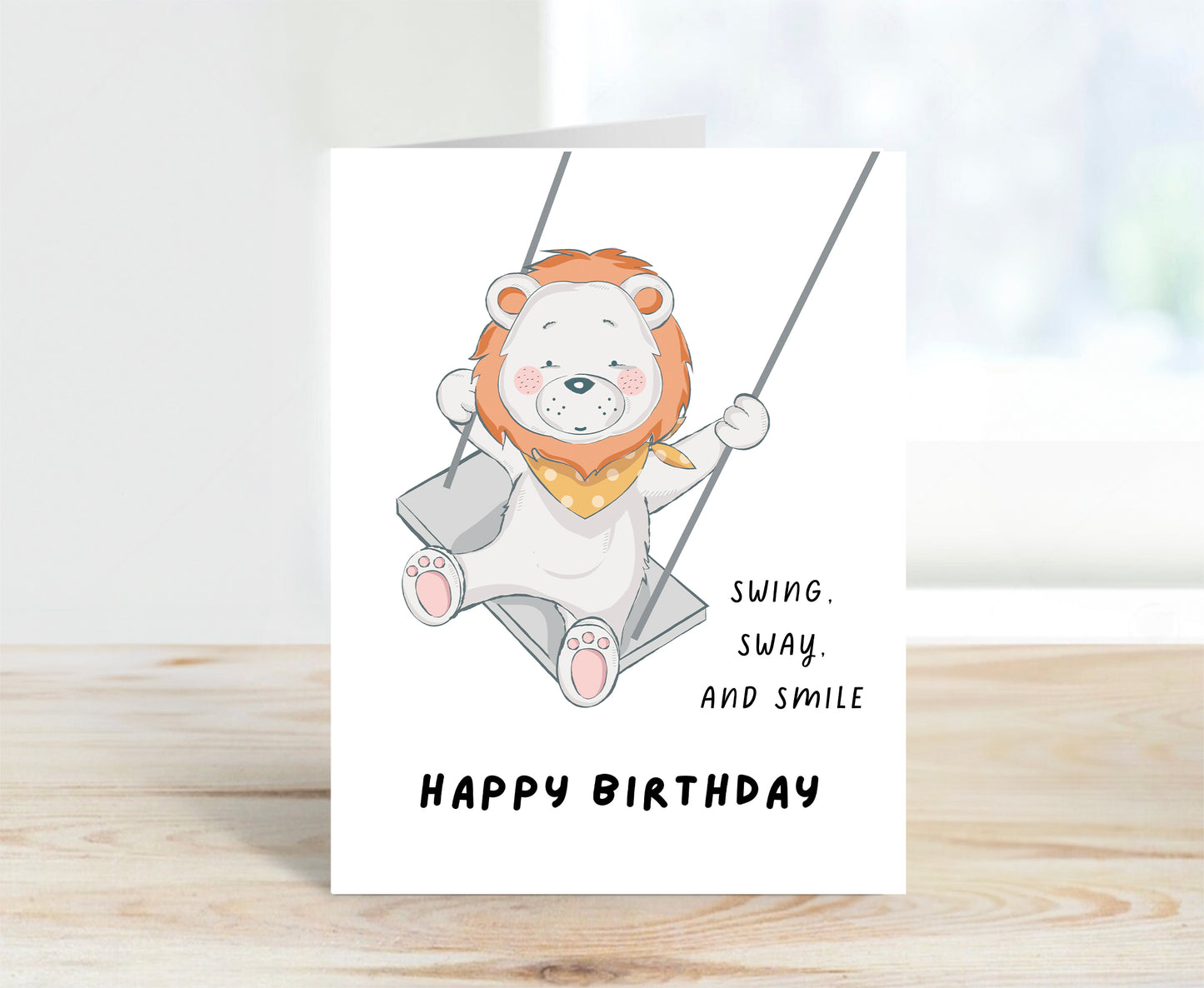 Birthday Card, Swing, Swag, and Smile