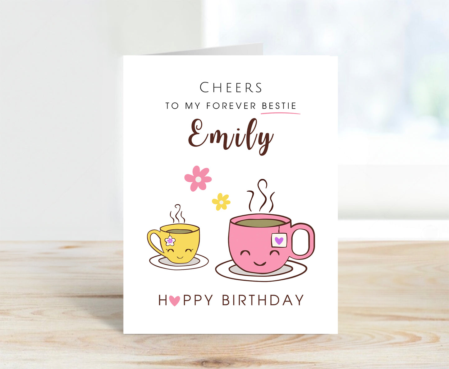 Personalized Birthday Card for Bestie