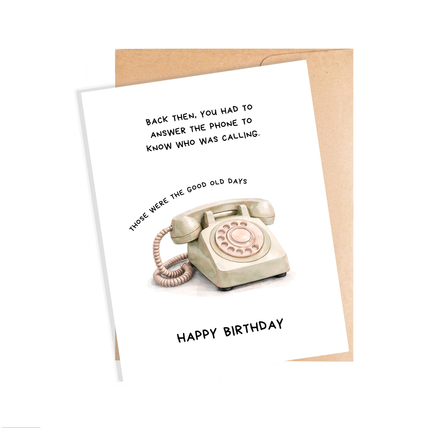 Birthday Card, Good Old Days