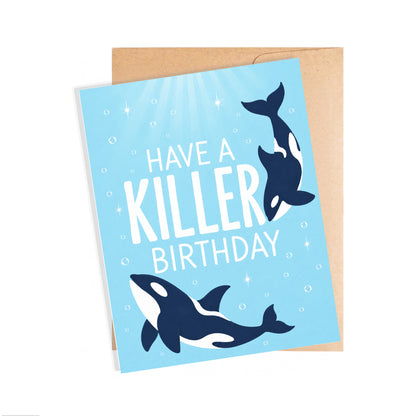 Birthday Card, Killer Whale