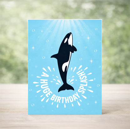 Birthday Card, Big Splash!
