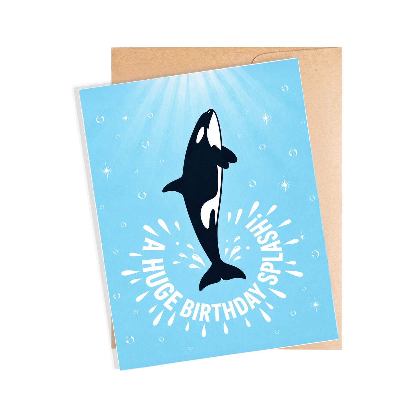 Birthday Card, Big Splash!