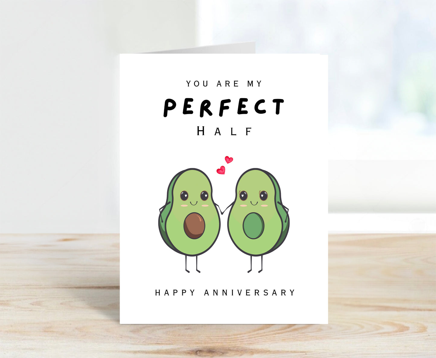 Anniversary Card, Perfect Half