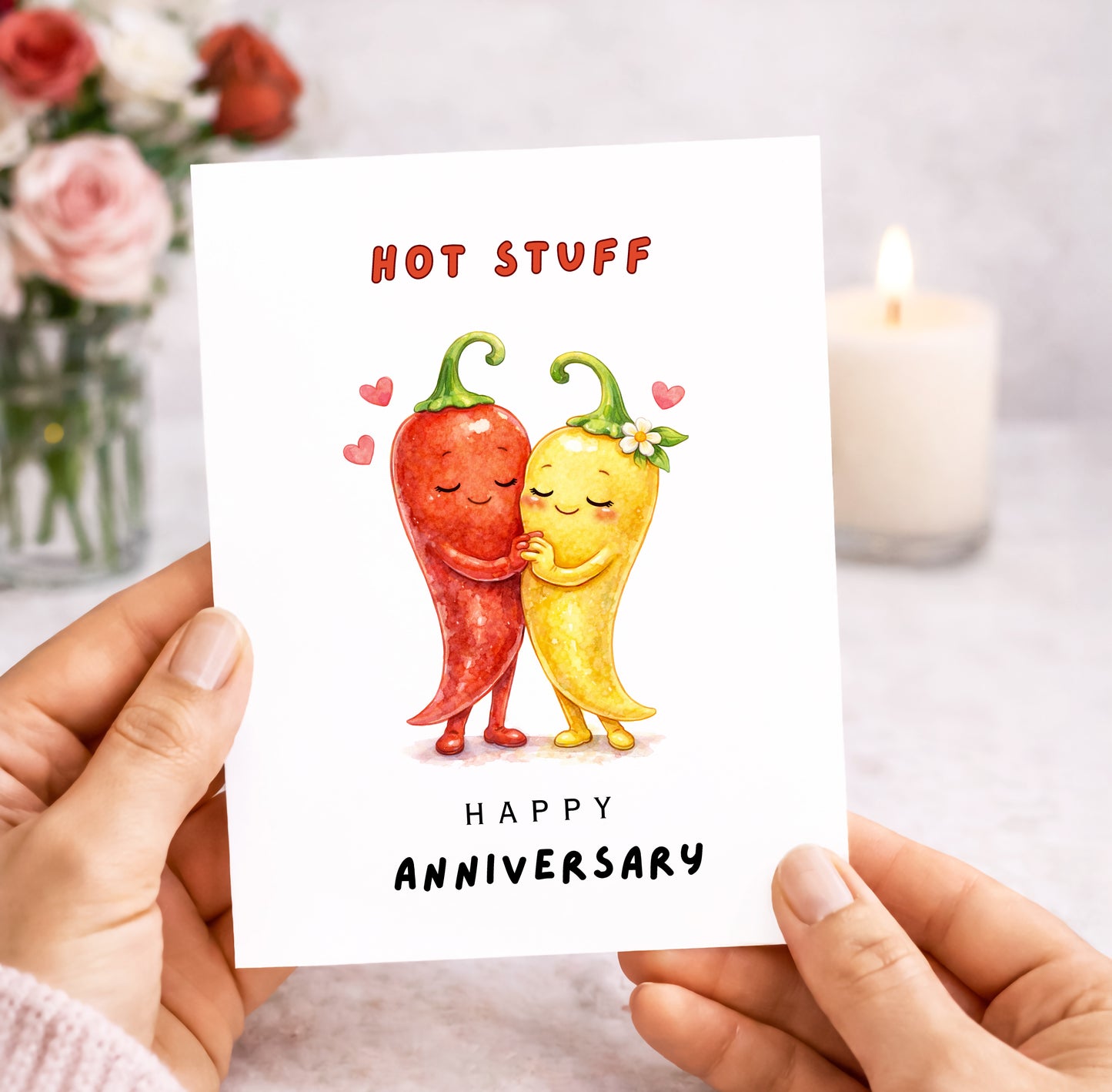 Anniversary Card, Hot Stuff