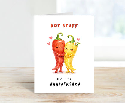 Anniversary Card, Hot Stuff