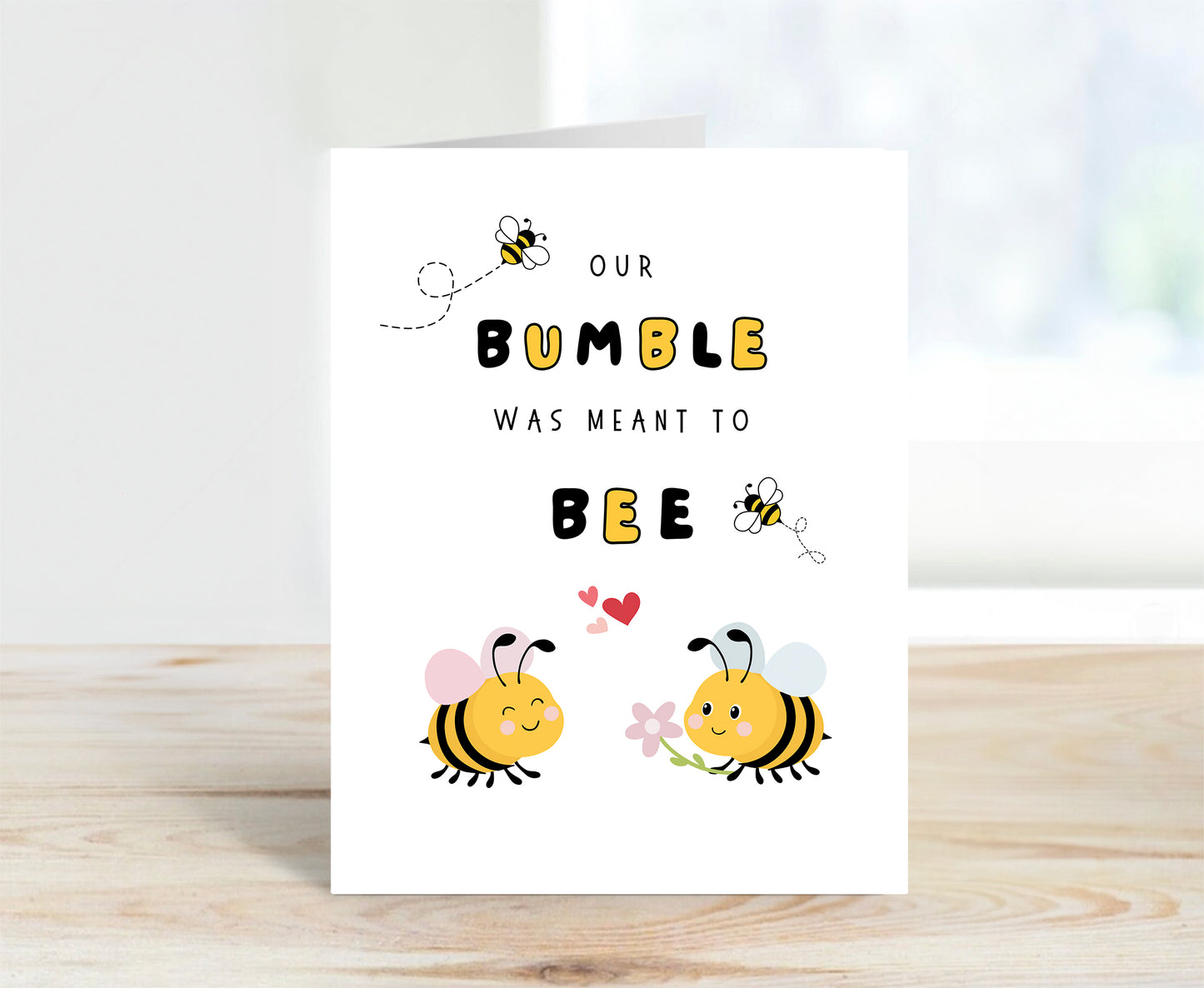 Card for Partner, Bumble Bee