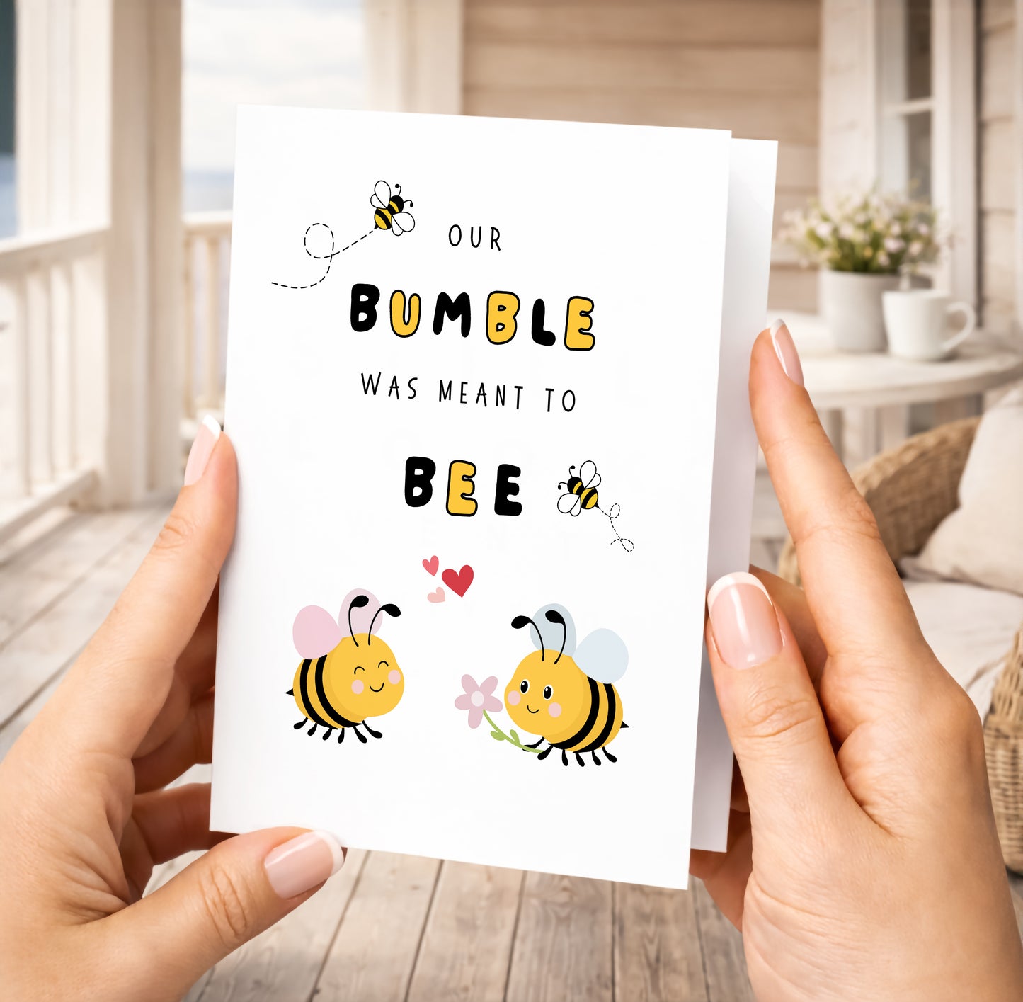 Card for Partner, Bumble Bee