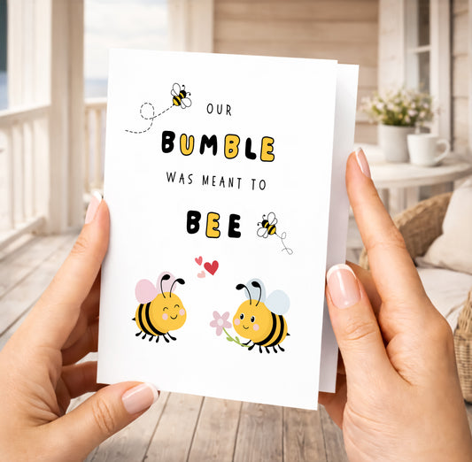 Card for Partner, Bumble Bee