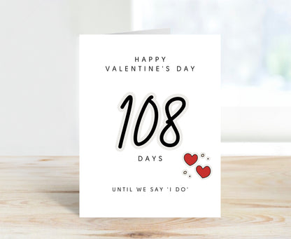 Personalized Valentine's Day Card - Until We Say 'I Do'