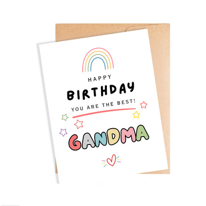 Birthday Card to Grandma
