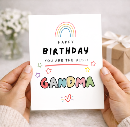 Birthday Card to Grandma