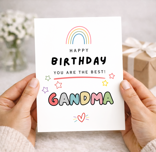 Birthday Card to Grandma