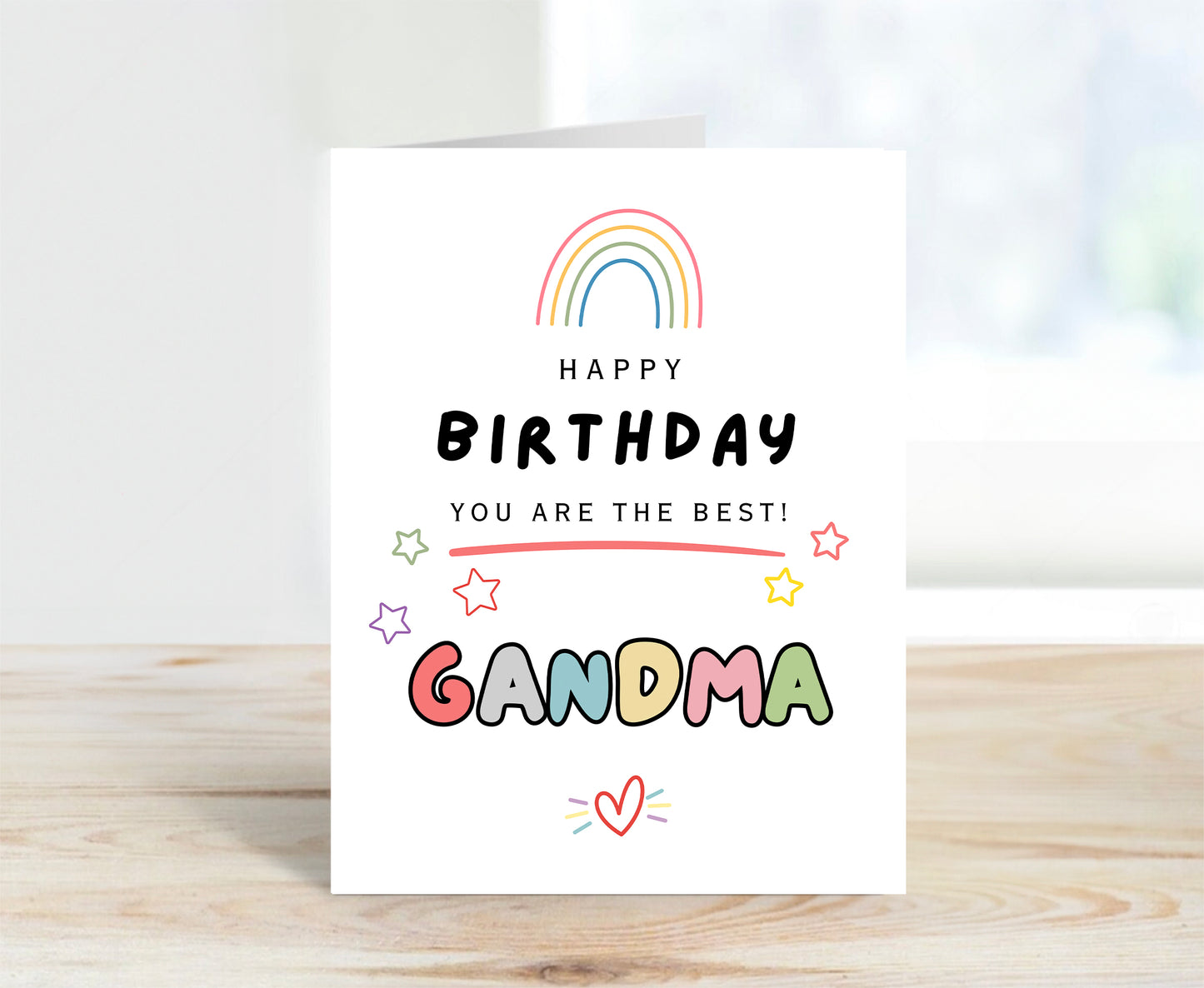 Birthday Card to Grandma
